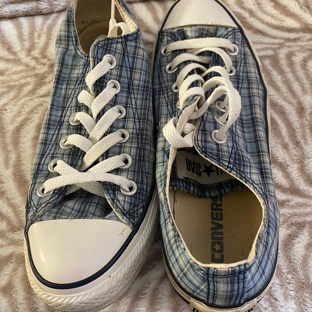 Plaid Converse